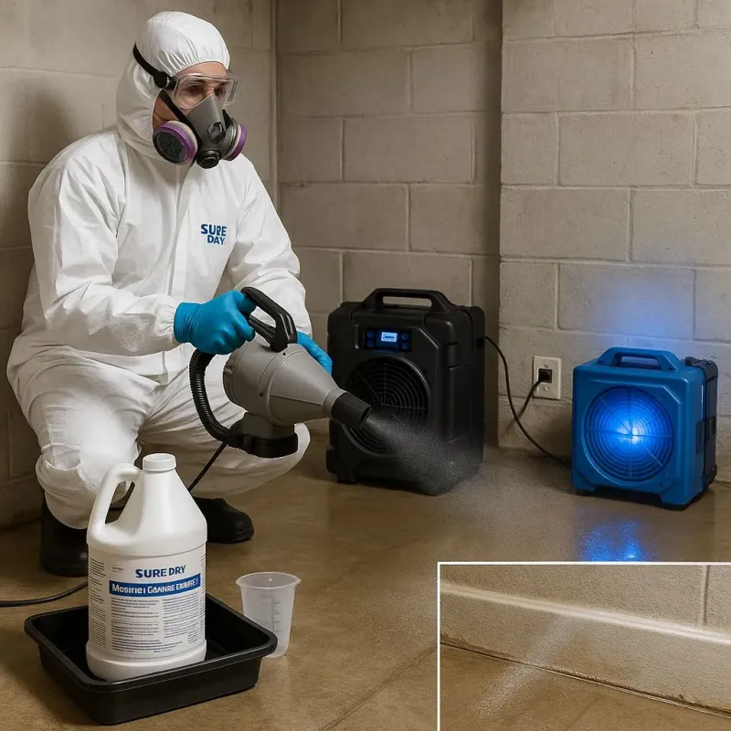 Sanitization and Odor Removal process in Slaton, TX